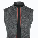 Joior Autumn and Winter Men's Knitted Velvet Fashion Casual Top Zipper Vest Sleeveless High Neck Fleece Solid Color Men's Wear