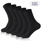 Men Cotton Socks New Style White Socks Men Soft Breathable Sports Long socks Summer Winter for Male Socks Plus Size 6.5-11