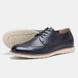 Joior Brogue Men Shoes Brand Comfortable Fashion Luxury Casual Shoes Men