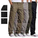 Joior Men's Casual Cargo Cotton Pants Men Pocket Loose Straight Pants Elastic Work Trousers Brand Fit Joggers Male Large Size