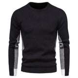 Joior Autumn New Foreign Trade Men's Knitwear Round Neck Colored Solid Sweater Underlay