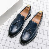 Joior Classic Men's Casual Loafers Driving Shoes Moccasin Fashion Male Comfortable Autumn Leather Shoes Men Lazy Tassel Dress Shoes