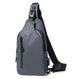 Joior Casual Waterproof Men's Chest Bag Business Shoulder Bag Messenger Bag Nylon USB Charging Waist Bag Outdoor Sports Shoulder Bag