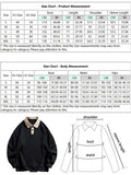 Joior Hoodie for Men Polo Collar Sweatshirt Colorblock Streetwear Pullover Unisex Fall Winter Jumper Old Money Aesthetic Sweats