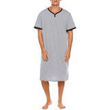 Joior European and American Men's Thin Lengthened Modal Pajamas Loose Short Sleeved Skin Friendly Pajamas T-Shirts Household Clothes