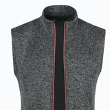 Joior Autumn and Winter Men's Knitted Velvet Fashion Casual Top Zipper Vest Sleeveless High Neck Fleece Solid Color Men's Wear