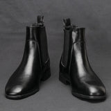 Chelsea Boots Men 2024 Brand Comfortable Fashion Leather Men Boots