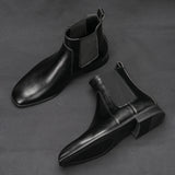 Joior Chelsea Boots Men Brand Comfortable Fashion Leather Men Boots