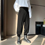 Joior Men Pants Streetwear Joggers Casual Harem Trousers Harajuku Korean Tapered Male Blazer Pants  High Streetwear Japanese