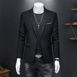 Joior High Quality Business Slim Fit Single Buttons Suits Jacket Men Slim Fit Casual Fashion Wedding Groom Tuxedo Blazer Coats 6XL-M