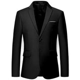 Joior Mens Stylish Colorful Slim Fit Casual Blazer Jacket Green Purple Black Yellow Wedding Prom Formal Suit Coats For Men