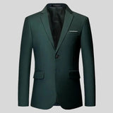 Joior Mens Stylish Colorful Slim Fit Casual Blazer Jacket Green Purple Black Yellow Wedding Prom Formal Suit Coats For Men