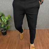 Joior Men's Elegant Slacks, Semi-formal Dress Pants For Business Banquet